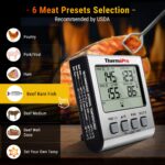 TempPro Digitales Fleischthermometer mit Doppelsonde – Präzise Garperfektionen bis 300°C – Bild 3