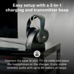 Sennheiser RS 120-W Wireless Kopfhörer – Kristallklarer TV-Ton mit 20h Akkulaufzeit – Bild 5