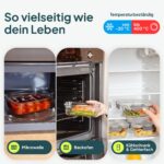 uandu Glasbehaelter-Set 20-teilig mit Borosilikatglas – Meal Prep Boxen luftdicht – Bild 5