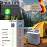 WONEA 24L Thermoelektrische Kühlbox – Heizfunktion & Kühlung für Auto, Camping & Zuhause – Bild 4