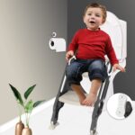 KIDIZ® Kinder-Toilettensitz mit Treppe & Griffe – höhenverstellbar, faltbar, rutschfest – Bild 2