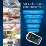 GRUNDIG Pulsoximeter Testsieger – Fingerpulsoxymeter mit OLED-Display für Sauerstoffsättigung – Bild 6