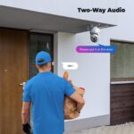 Codnida 2K WLAN Überwachungskamera Aussen – 360° PTZ mit Farblichtsicht & Auto-Tracking – Bild 7