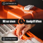 WERKSTEIN® Erste Hilfe Kasten DIN 13157:2021 – Verbandskasten mit Wandhalterung für Betrieb & Zuhause – Bild 4