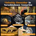 MAXDONE Wildkamera 4K 64MP mit App-Steuerung – Wildtierkamera mit Nachtsicht & 6000mAh Akku – Bild 8