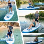 FunWater Aufblasbares SUP Board 320cm mit Paddel & Pumpe – Stabiles Stand Up Paddle für Anfänger – Bild 9