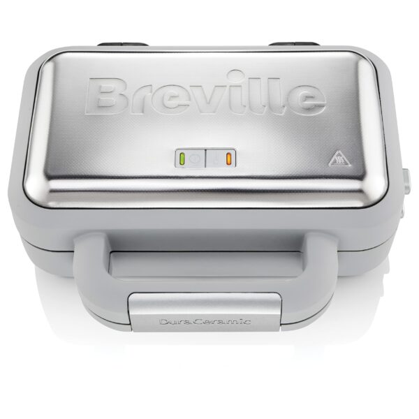 Breville DuraCeramic Waffeleisen VST072X – Antihaftbeschichtung & tiefe Platten