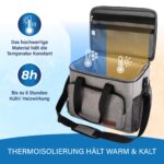 Veddelholzer XXL 33L Kühltasche mit Tragegurt – Isolierte Thermotasche für Picknick & Camping – Bild 4