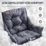 EVER ADVANCED Campingstuhl Faltbar 180kg – 2-in-1 Polsterung mit Kühltasche & Getränkehalter – Bild 3