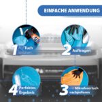 SONAX XTREME Ceramic Spray-Versiegelung Set – Keramik Lackschutz mit 2x Mikrofasertuch – Bild 5