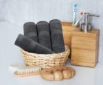 Utopia Towels 8er Set – Premium Baumwolle Handtücher mit Aufhänger Grau – Bild 6