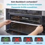 ICQN Backblech & Gitter Set 42x37 cm – Emailliert & Verchromt für Electrolux & AEG – Bild 5