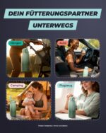 Wemoh Tragbarer Flaschenwärmer mit Selbstreinigung – 450ml Kapazität & Präzise Temperaturkontrolle – Bild 10