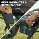 EVER ADVANCED Campingstuhl Faltbar mit 4-fach verstellbarer Rückenlehne – bis 150 kg – Bild 7