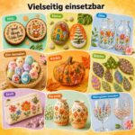 Vozuna 120er Acrylstifte Set wasserfest – Acrylmarker mit flexibler Pinselspitze für Steine, Glas & Holz – Bild 7