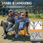 Portal Doppel-Campingstuhl 272 kg belastbar – Gepolstertes Campingsofa mit Tragetasche – Bild 5