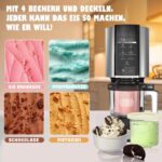 4er-Set Behälter für Ninja Creami NC300EU NC301EU – Spülmaschinenfest & Auslaufsicher – Bild 6