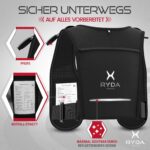 RYDA Active Laufweste Damen & Herren – Ultraleicht 270g mit Trinkflasche & wasserdichter Handytasche – Bild 3