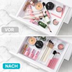 Vtopmart 25-teiliger Schubladenorganizer mit 4 Grössen – Ordnungssystem für Küche, Bad & Büro – Bild 3