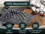 ZOLLNER 10er Set Geschirrtücher Baumwolle 46x70 cm – Gastronomiequalität mit Oeko Tex® Zertifizierung – Bild 2