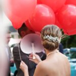 WeddingTree 60x Handfächer Hochzeit Weiß – Papierfächer mit Kunststoffgriff für Events – Bild 6