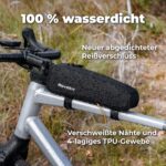 Rovativ Bikepacking Oberrohrtasche 1,8 L – 100% wasserdicht Top Tube Bag für Gravelbike & MTB – Bild 3