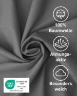 Fit-Flip Hüttenschlafsack Ultraleicht – 325g Baumwoll-Innenschlafsack für Reisen – Bild 6