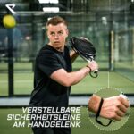 RYZE Pegasus Padelschläger 360g – Kohlefaser Racket mit Anti-Shock-Technologie – Bild 6