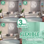 CADANI Timi Bodenbett 90x200 cm – Montessori Kinderbett bis 200 kg, abnehmbar – Bild 4