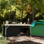 24MOVE® Campingküche PRAIA – Faltbare Outdoor Arbeitsplatte mit Stauraum – Bild 6