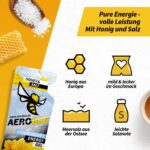 AEROBEE Energy Liquid Gel Honey & Salt 10x26g – Natürliches Ausdauer-Gel für Laufen & Radsport – Bild 2