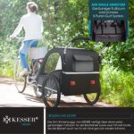 KESSER Sport-RX 2in1 Kinderfahrradanhänger & Buggy – 5-Punkt-Gurt für 1-2 Kinder bis 40 kg – Bild 6