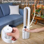 Zilan Blattloser Turmventilator mit BLDC Motor – 12 Stufen, 45° Oszillation, Fernbedienung – Bild 4