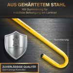 HELDENWERK Universal Lenkradkralle – Professionelle Wegfahrsperre für PKW, SUV & Transporter – Bild 2
