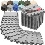 BeMaxx Schutzmatten Set 18er Puzzlematte – Bodenschutz für Fitness & Sportgeräte