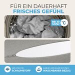 ELONEO Klappmatratze 75x195 cm – 15 cm Schaumstoff, waschbar, faltbar für Gäste & Reisen – Bild 6