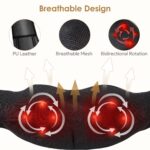 Brelley Nackenmassagegerät mit Wärmetherapie – 3 Intensitäten & bidirektionale Rotation – Bild 5