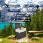 Arebos Kompressor Kühlbox 47L mit APP-Steuerung – Elektrische Gefrierbox für Auto & Camping – Bild 2