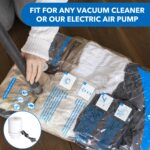MEIQIHOME 16er Vakuumbeutel-Set mit elektrischer Pumpe – Raumsparend bis 80% für Kleidung & Textilien – Bild 5