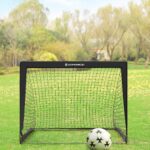 SONGMICS Fussballtor 2er Set 90x120x90 cm – Pop-up Tor für Kinder mit schnellem Aufbau – Bild 4