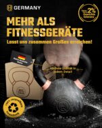 HQ Germany® Kettlebell 8kg Powdercoat – Vollguss Kugelhantel für Funktionales Training – Bild 7