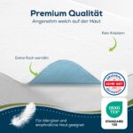 Sensalou Inkontinenz Bettauflage 70x100 cm 4er Set – Wasserdichte Matratzenunterlage waschbar – Bild 5