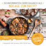 KRUSTENZAUBER 26cm Gusseisen Brottopf mit Gärkorb – Komplettes Brotbackset – Bild 6