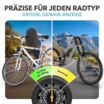 CYCLEHERO Fahrradpumpe 60 cm – Standluftpumpe für alle Ventile mit 10 Jahren Garantie – Bild 6