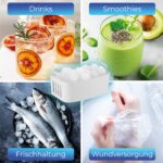 KLAMER Eiswürfelmaschine mit 2 Grössen – 15 kg Eis pro Tag & Timer für Zuhause – Bild 8