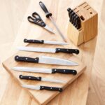 Amazon Basics 14-teiliges Messer-Set mit Messerblock – Professionelle Küchenmesser aus Edelstahl – Bild 8