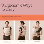 Ergobaby Adapt SoftFlex Mesh Babytrage – Ergonomische 3-Positionen Trage ab Geburt – Bild 5
