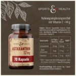 Astaxanthin 12 mg Depot Softgel Kapseln mit Vitamin E – 4 Monatsvorrat – Bild 2