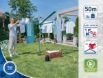 Leifheit Linomatic 500 Deluxe Cover – Wäschespinne mit automatischem Leineneinzug & Schutzhülle – Bild 4