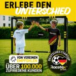 Racetex Fussballtor für Garten – Anti-Rost Metalltor mit Polsterung & Erdanker – Bild 9